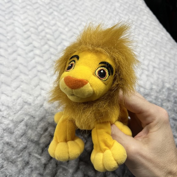Disney Lion King 4 Plushies Collectible Toy Stuffies Simba x2/Rafiki/Mufasa 5.5" - Picture 12 of 14